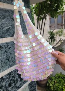 Y2k Sequin Embellished Handbag
