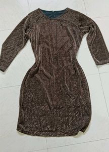 Brown Party Dress