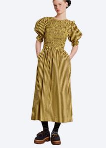 Damson Madder Pinstripe Dress