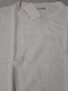 White Knitted Sweater