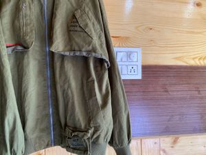 Olive Green Casual Jacket