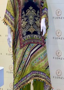 Premium Luxurious Kaftan 3 Piece Coord Set