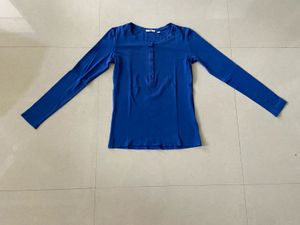 UNIQLO Blue Long Sleeve Top/ T-shirt