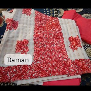 Beautiful Kashmiri work and brocket Kurta Duppata