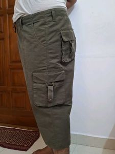 Olive Cargo Shorts