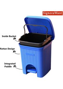 Blue Pedal Bin for home & kitchen