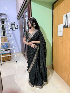 Black Saree with blouse