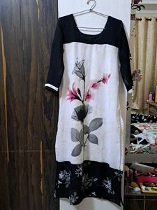 Floral Print Kurta