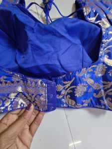 Festive Season Special Royal Blue Blouse