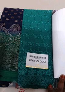 Saree Chikankari Blouse Design