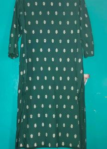 Green Printed Kurti