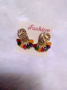 Fashion Earring Duo: Boho Dangle &amp; Sparkly Studs