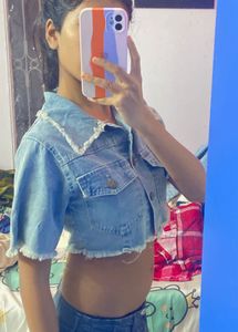 Cropped Denim Jacket