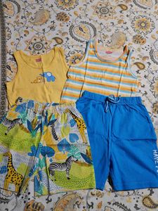 Combo Boys Clothing Set - 4 Items