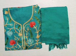 kashmiri embroidery woollen Unstitched Suit