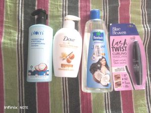 Plum Coconut Shampoo+Jasmine Parachute Hair Oil
