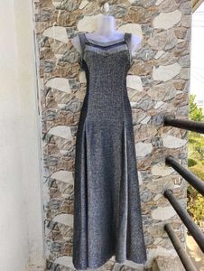💥Bronze Glitter Maxi Dress