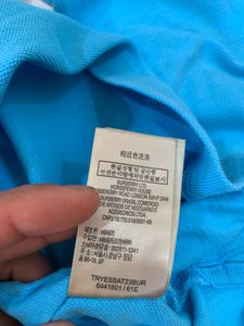 Burberry Brit Blue Long Sleeve Polo