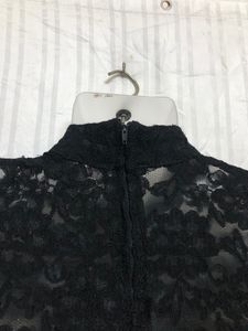 Black Lace Stylish Top