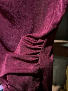 Burgundy Sleeveless Top