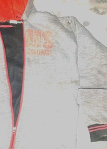 Gray &amp; Red American Jacket