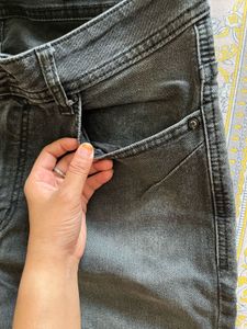 Gray Denim Jeans
