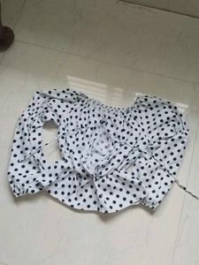 Polka Dot Crop Top