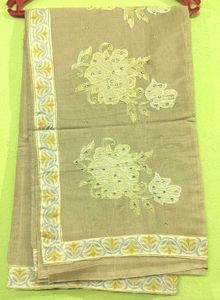 NEW khaki SAREE
