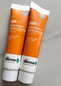 The Derma Co Ultra Matte Sunscreen Gel Spf60(Pack Of 2)