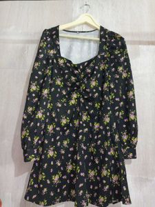 Floral Print Mini Dress