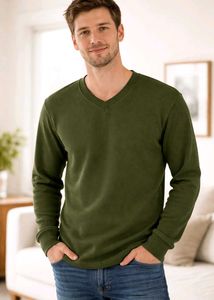 Olive Green Long Sleeve T-Shirt