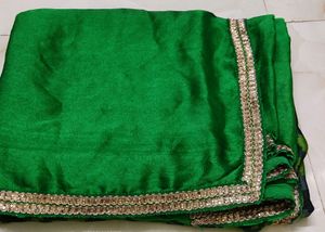 😍💚Beautiful Green Silk Saree😍💚