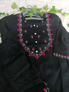 Black Kurta Set