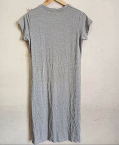 Gray T-Shirt Dress