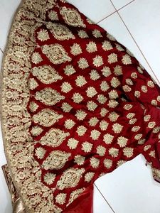 Dark Red Lehenga