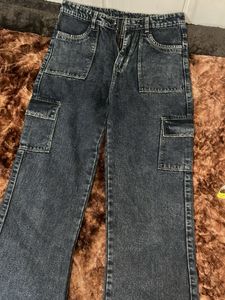 Cargo Denim Pants