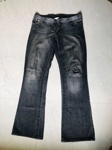 Y2K Dark Wash Flare Jeans