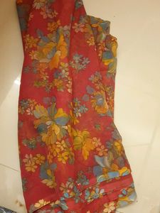 New Pretty Pink Floral Saree