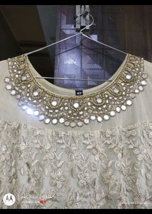 Golden Gown.... Very Elegant....without Dupatta