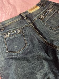 Y2k Embellished Straight Fit Jeans