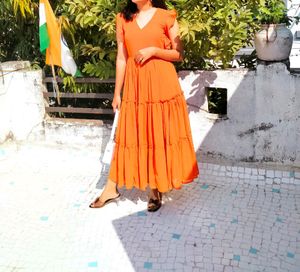 ITI RUST MAXI DRESS