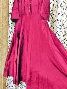 Long Umbrella Party Wear Gown