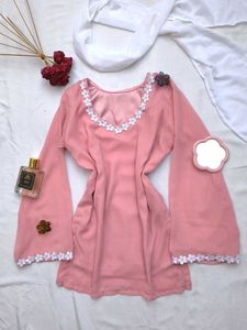 Dreamy Corset Kurti With Scarf 🌷