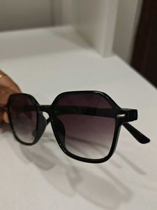 Black Hexagon Sunglasses