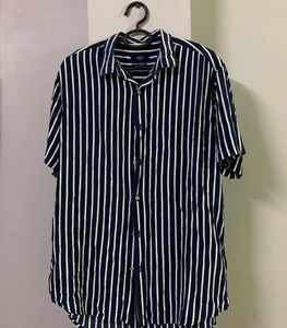 Blue And White Strip Shirt