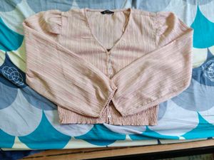 Elegant Pink Long Sleeve Top