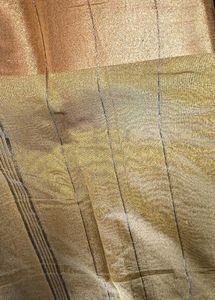 Olive &amp; Gold Embellished Saree