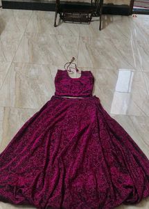 Maroon Lehenga Choli Set