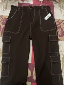 L. Lady Brown Cargo Pants