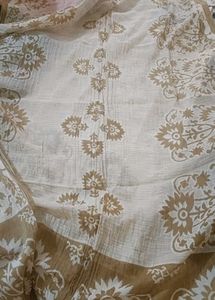 Kurti Dupatta Cream